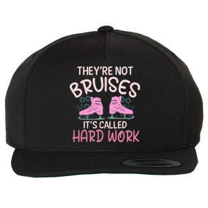 They Are Not Bruises Its Called Hard Work Figure Ice Skating Wool Snapback Cap