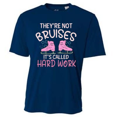 They Are Not Bruises Its Called Hard Work Figure Ice Skating Cooling Performance Crew T-Shirt