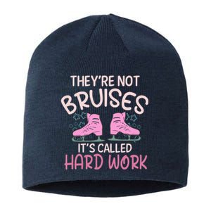 They Are Not Bruises Its Called Hard Work Figure Ice Skating Sustainable Beanie