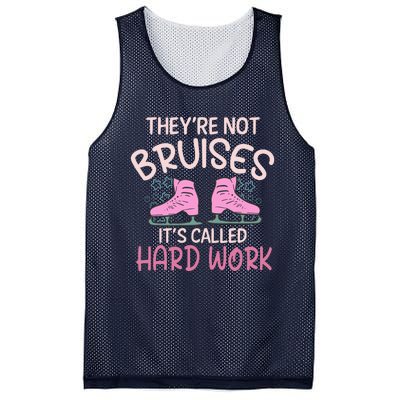 They Are Not Bruises Its Called Hard Work Figure Ice Skating Mesh Reversible Basketball Jersey Tank