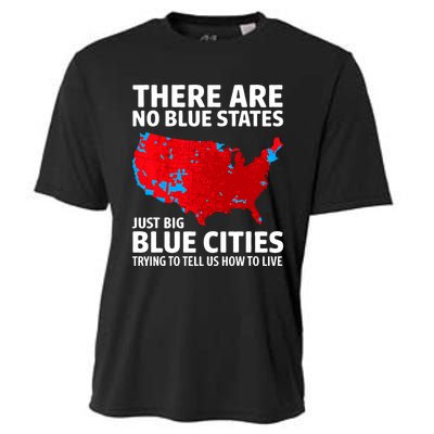 There Are No Blue States Only Big Blue Cities Cooling Performance Crew T-Shirt