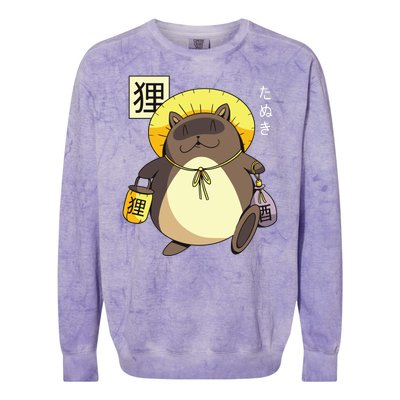 Tanuki Yokai Colorblast Crewneck Sweatshirt