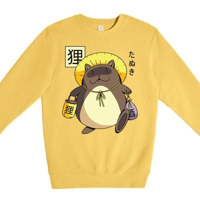 Tanuki Yokai Premium Crewneck Sweatshirt