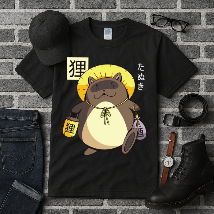 Tanuki Yokai Tall T-Shirt