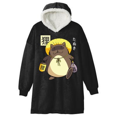 Tanuki Yokai Hooded Wearable Blanket