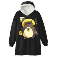 Tanuki Yokai Hooded Wearable Blanket