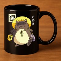 Tanuki Yokai 11oz C Handle Ceramic Mug