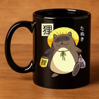 Tanuki Yokai 11oz C Handle Ceramic Mug