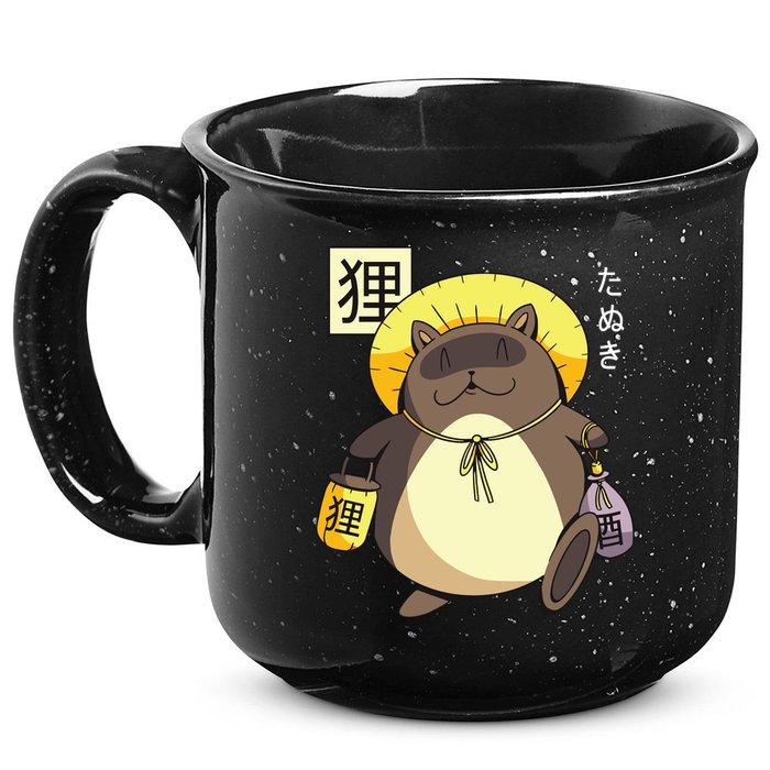 Tanuki Yokai 15oz Campfire Ceramic Mug