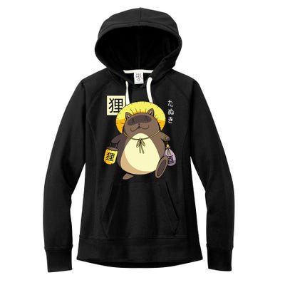 Tanuki Yokai Women's Fleece Hoodie