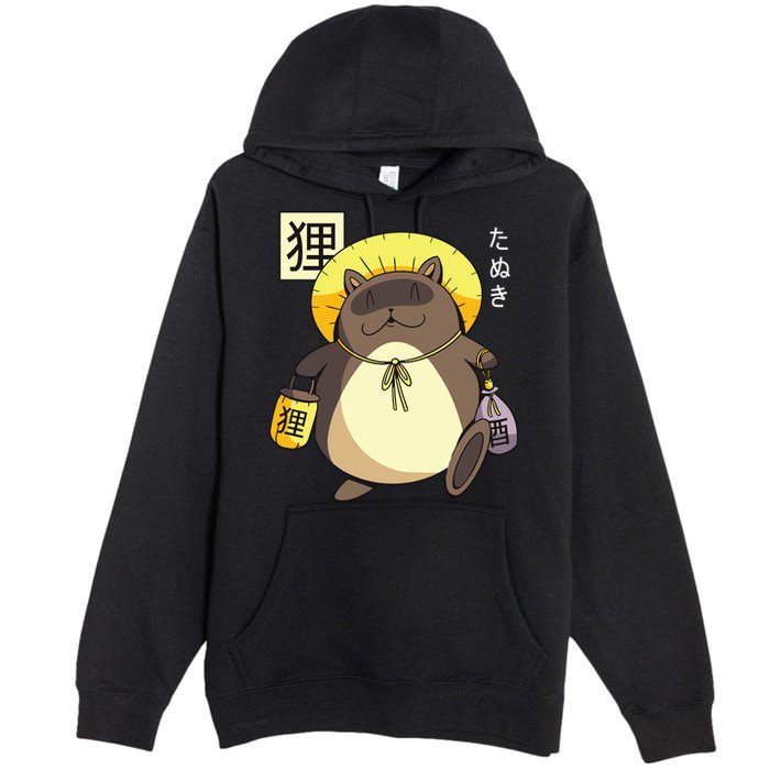 Tanuki Yokai Premium Pullover Hoodie