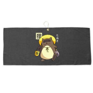 Tanuki Yokai Large Microfiber Waffle Golf Towel