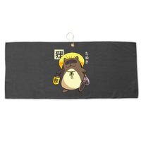 Tanuki Yokai Large Microfiber Waffle Golf Towel