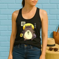 Tanuki Yokai Womens Tank Top