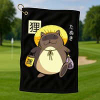 Tanuki Yokai Golf Towel