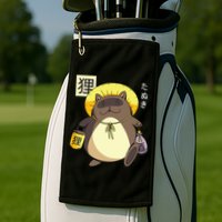 Tanuki Yokai Golf Towel