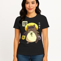 Tanuki Yokai Womens T-Shirt