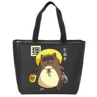 Tanuki Yokai Zip Tote Bag