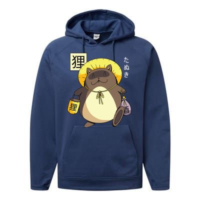 Tanuki Yokai Performance Fleece Hoodie