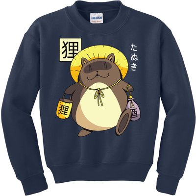 Tanuki Yokai Kids Sweatshirt