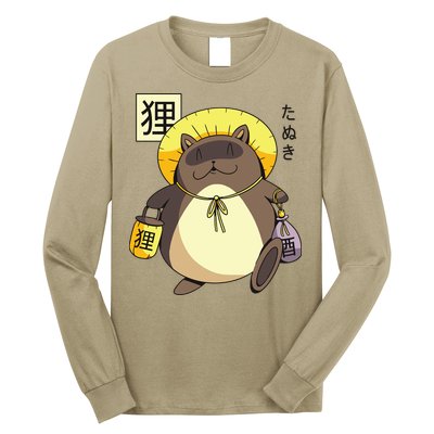 Tanuki Yokai Long Sleeve Shirt