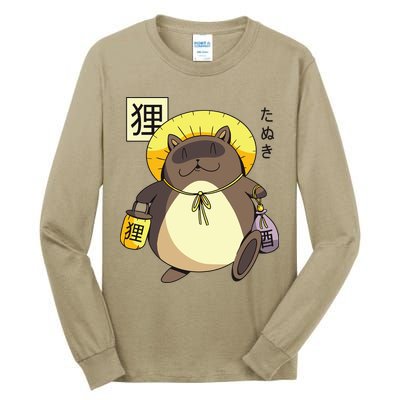 Tanuki Yokai Tall Long Sleeve T-Shirt