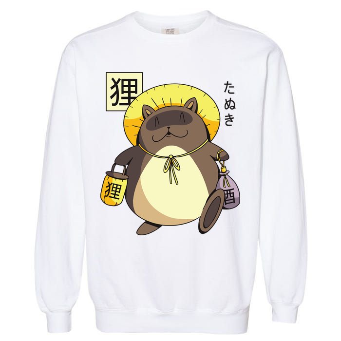 Tanuki Yokai Garment-Dyed Sweatshirt