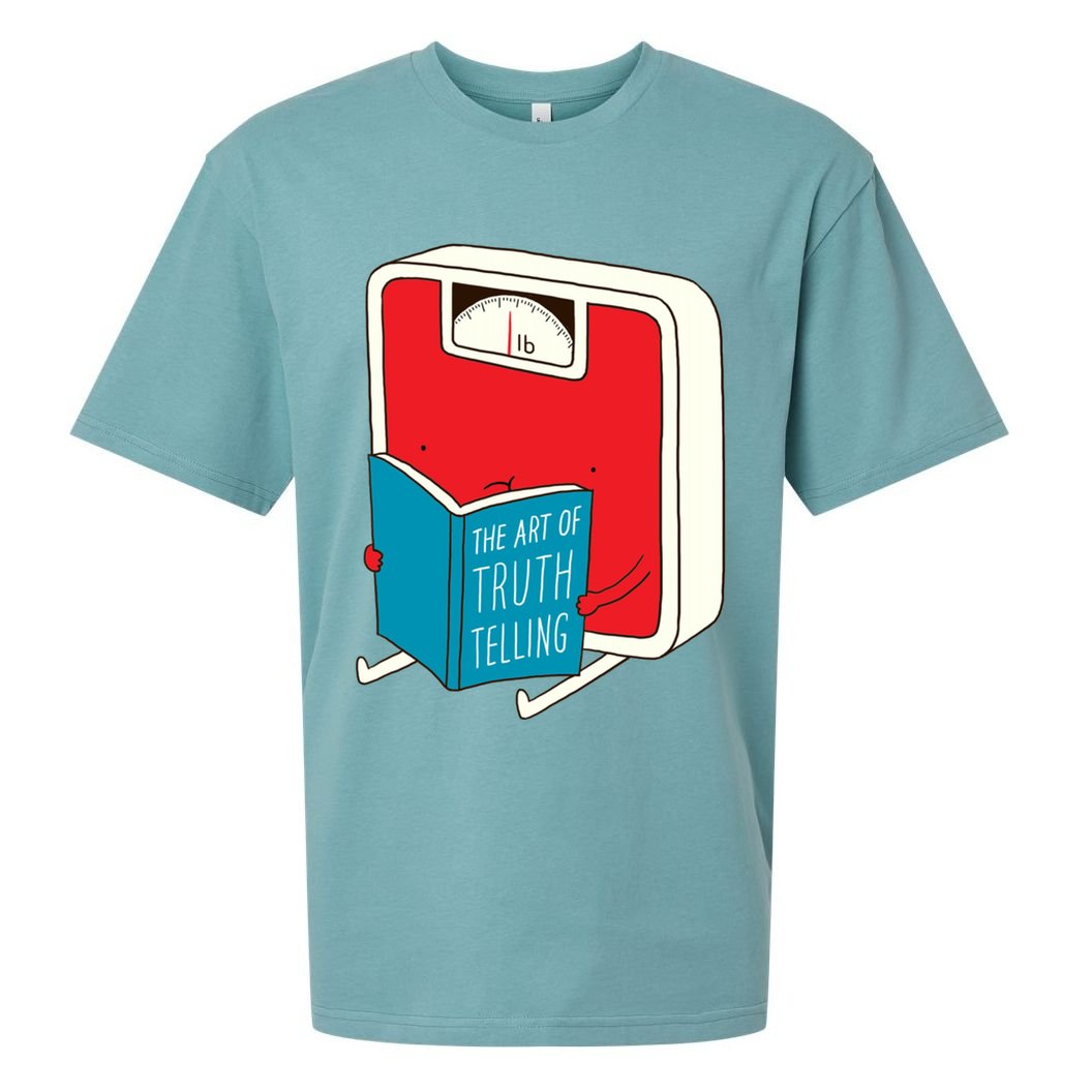 The Art Of Truth Telling Gift Sueded Cloud Jersey T-Shirt