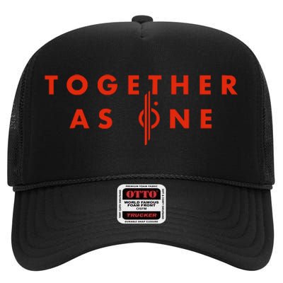 Together As One High Crown Mesh Back Trucker Hat