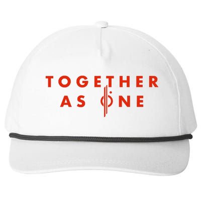 Together As One Snapback Five-Panel Rope Hat