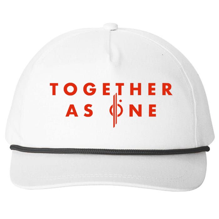 Together As One Snapback Five-Panel Rope Hat