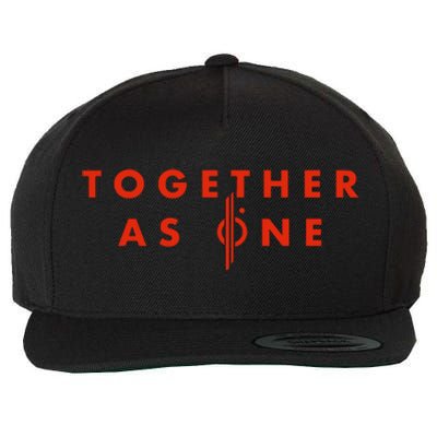 Together As One Wool Snapback Cap