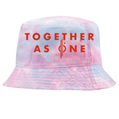 Together As One Tie-Dyed Bucket Hat