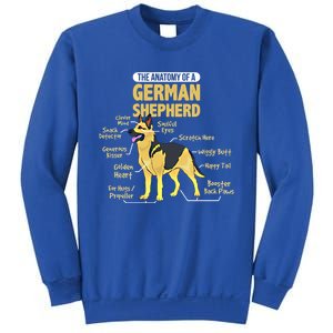 The Anatomy Of A Ger Shepherd Gift Sweatshirt