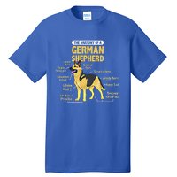 The Anatomy Of A Ger Shepherd Gift Tall T-Shirt