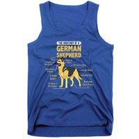 The Anatomy Of A Ger Shepherd Gift Tank Top