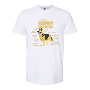 The Anatomy Of A Ger Shepherd Gift Softstyle CVC T-Shirt