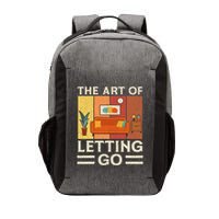 The Art Of Letting Go Organizer Funny Decluttering Vector Backpack