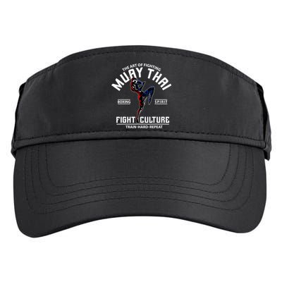 The Art Of Fighting Muay Thai Boxing Spirit Fight Culture Adult Drive Performance Visor