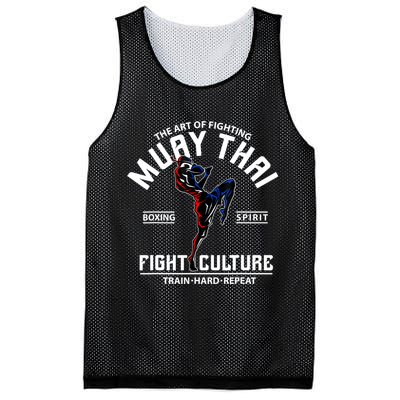 The Art Of Fighting Muay Thai Boxing Spirit Fight Culture Mesh Reversible Basketball Jersey Tank