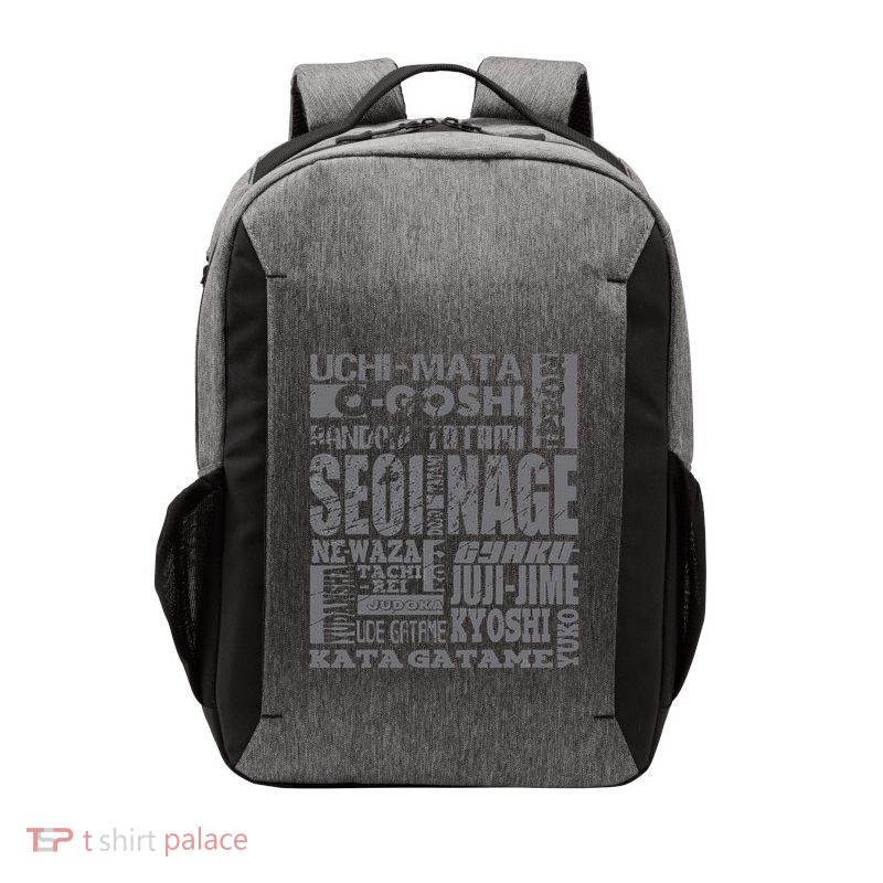 The Az Of Judo Black Belt Judo Vector Backpack