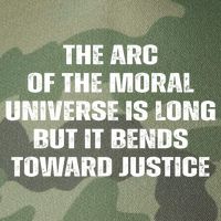 The Arc Of Moral Universe Is Long But It Bends Toward Justic Great Gift Legacy Tie Dye Trucker Hat