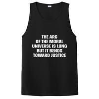 The Arc Of Moral Universe Is Long But It Bends Toward Justic Great Gift PosiCharge Competitor Tank