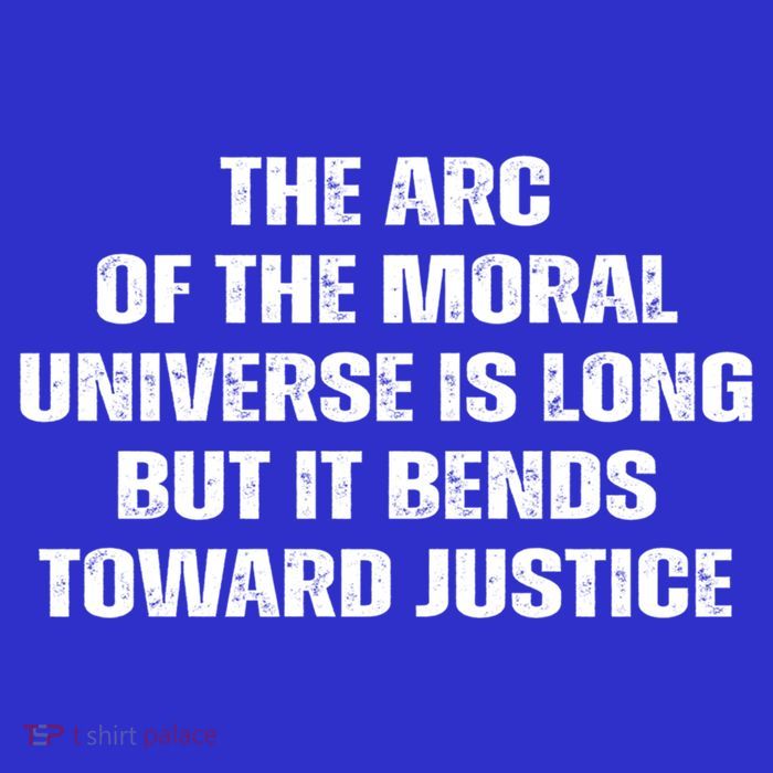 The Arc Of Moral Universe Is Long But It Bends Toward Justic Great Gift Sustainable Beanie