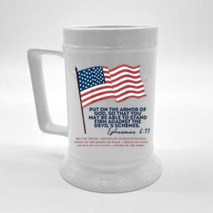 Trump Armour Of God Ephesians 611 Beer Stein