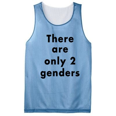 There Are Only 2 Genders Mesh Reversible Basketball Jersey Tank