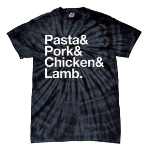 The Art Of Pasta Pork Chicken & Lamb Tie-Dye T-Shirt