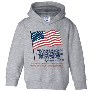 Trump Armour Of God Ephesians 611 Toddler Hoodie