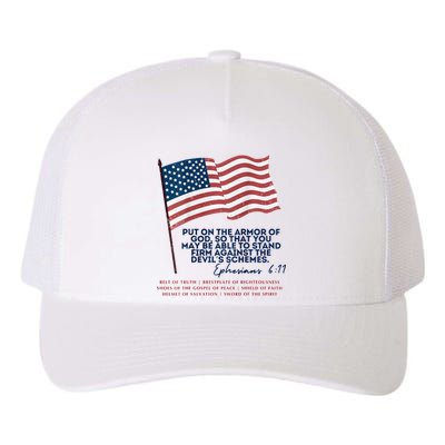 Trump Armour Of God Ephesians 611 Yupoong Adult 5-Panel Trucker Hat