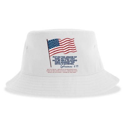 Trump Armour Of God Ephesians 611 Sustainable Bucket Hat